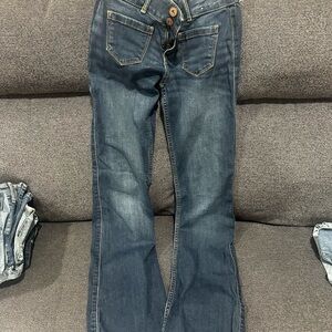 Abercrombie Kids Dark Blue Boot Cut Jeans
